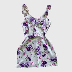 super pretty floral slip dress